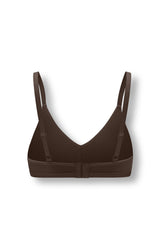 Women's V-Neck Bra in Toffee