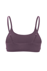 Women's Scoop Neck Bralette in Currant