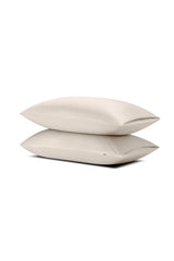 Bamboo Sateen Pillowcase Set in Sand Stone