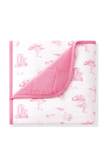 Baby Blanket in Toile Ballet