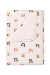 Toddler Blanket in Retro Rainbow 1.0