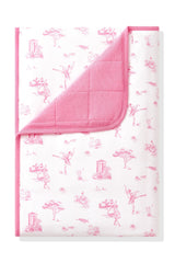 Toddler Blanket in Toile Ballet 1.0