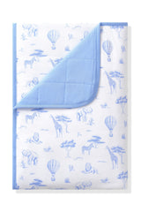 Toddler Blanket in Toile Safari 1.0