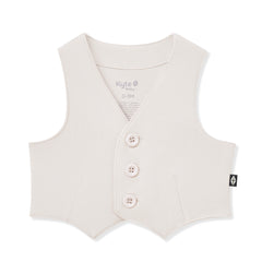 Tuxedo Vest in Oat
