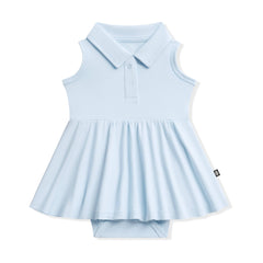 Polo Bodysuit Dress in Breeze