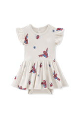 Twirl Bodysuit Dress in Spider-Man