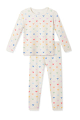 Long Sleeve Pajamas in Pastel Mickey Mouse