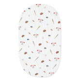 Oval Bassinet Sheet in Home Run