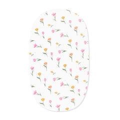 Oval Bassinet Sheet in Tulip