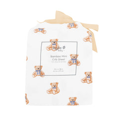Mini Crib Sheet in Teddy Bear