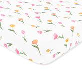 Crib Sheet in Tulip