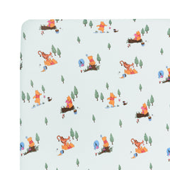 Crib Sheet in Winnie the Pooh Hundred Acre Wood