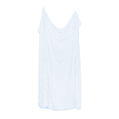 Swaddle Blanket in Small Mist Stripe