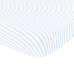 Twin Sheet in Small Mist Stripe
