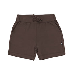 Drawstring Short in Espresso