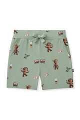 Drawstring Short in Groot