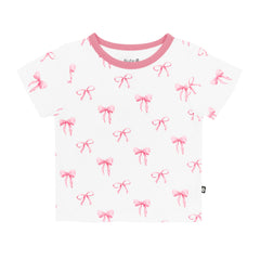 Toddler Basic Tee in Bow