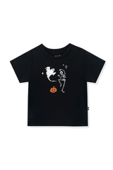 Toddler Basic Tee in Halloween Friends on Midnight