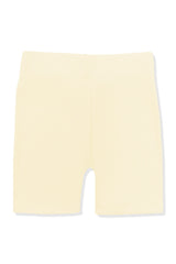 Ribbed Toddler Biker Shorts in Chamomile