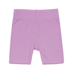 Ribbed Toddler Biker Shorts in Poi