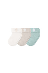 Baby 3-Pack Socks in Neutral