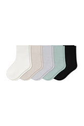 Quarter Socks Combo 5-Pack in Neutral