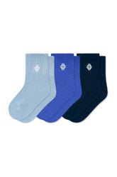 Crew Socks Combo 3-Pack in Denim