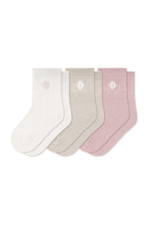 Crew Socks Combo 3-Pack in Pastel