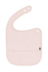 Terry Pocket Bib in Blush
