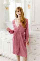 Women’s Lounge Robe in Apple Blossom