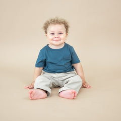 Toddler Crew Neck Tee in Atlantic