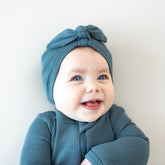 Ribbed Headwrap in Atlantic
