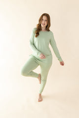 Women's Jogger Pajama Set in Basil