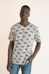 Men's Crew Neck Tee in Bats