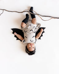 Twirl Bodysuit Dress in Bats