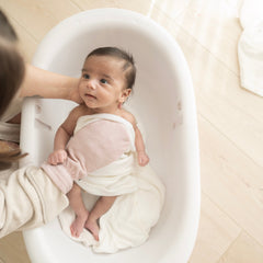 Terry Bath Mitt in Blush