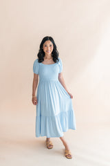 Women’s Smocked Dress in Breeze