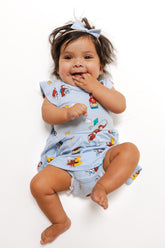 Twirl Bodysuit Dress in Curious George