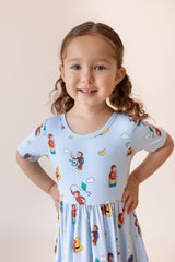Twirl Dress in Curious George