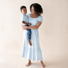 Toddler Short Sleeve Polo in Breeze
