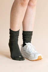 Adult Scrunch Socks in Fir