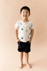 Toddler Basic Tee in Fluffy Cat