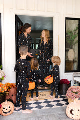 Long Sleeve Pajamas in Halloween Friends