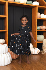 Twirl Dress in Halloween Friends