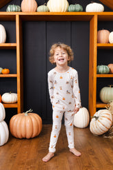 Long Sleeve Pajamas in Halloween Teddy