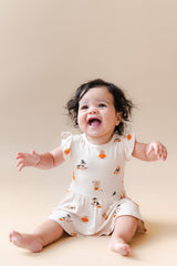 Twirl Bodysuit Dress in Halloween Teddy
