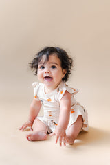 Twirl Bodysuit Dress in Halloween Teddy
