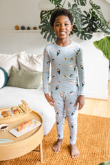 Long Sleeve Pajamas in Ice Sushi