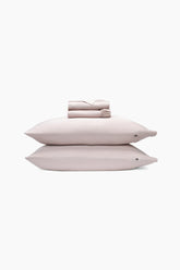 Bamboo Sateen Sheet Set in Rose Quartz