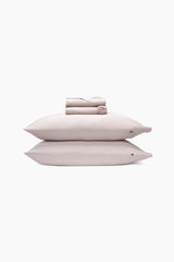 Bamboo Sateen Sheet Set in Rose Quartz